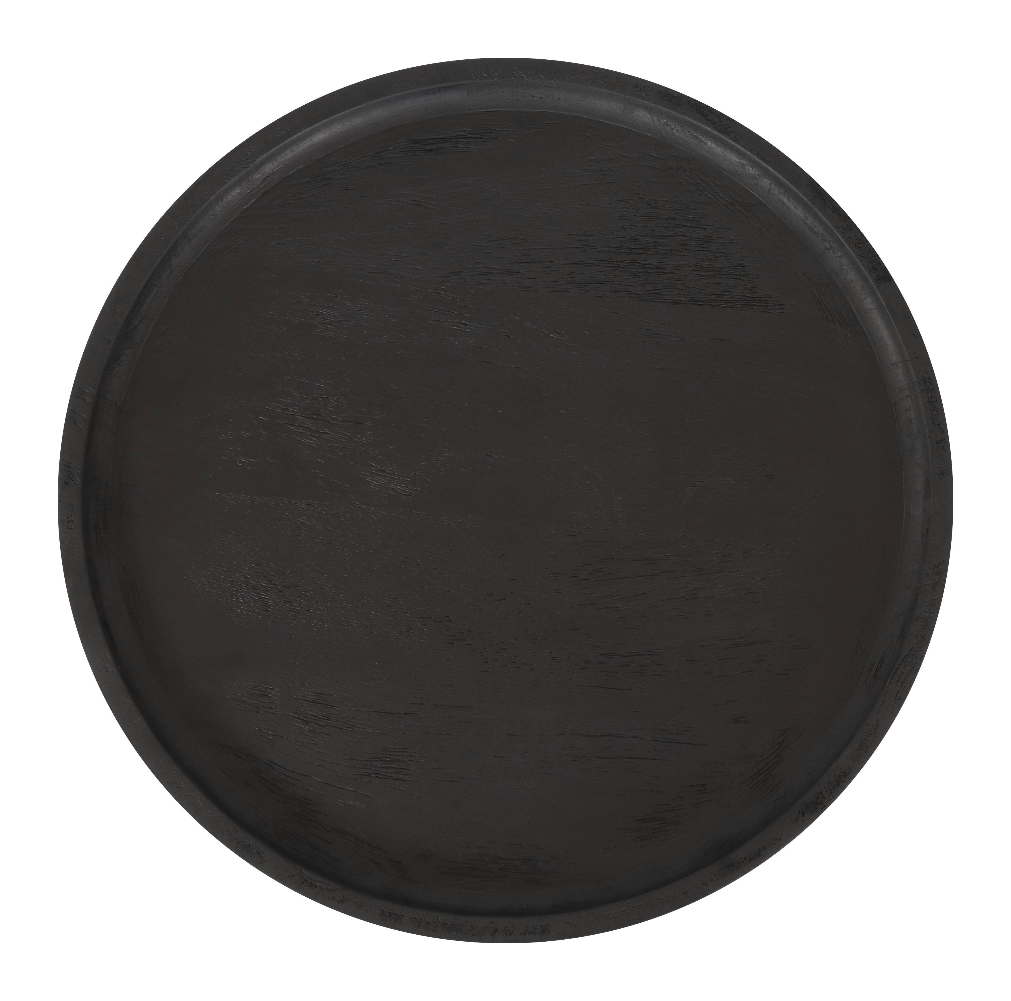 Alt View 2. Hivvago - Watson Side Table Black - Black.