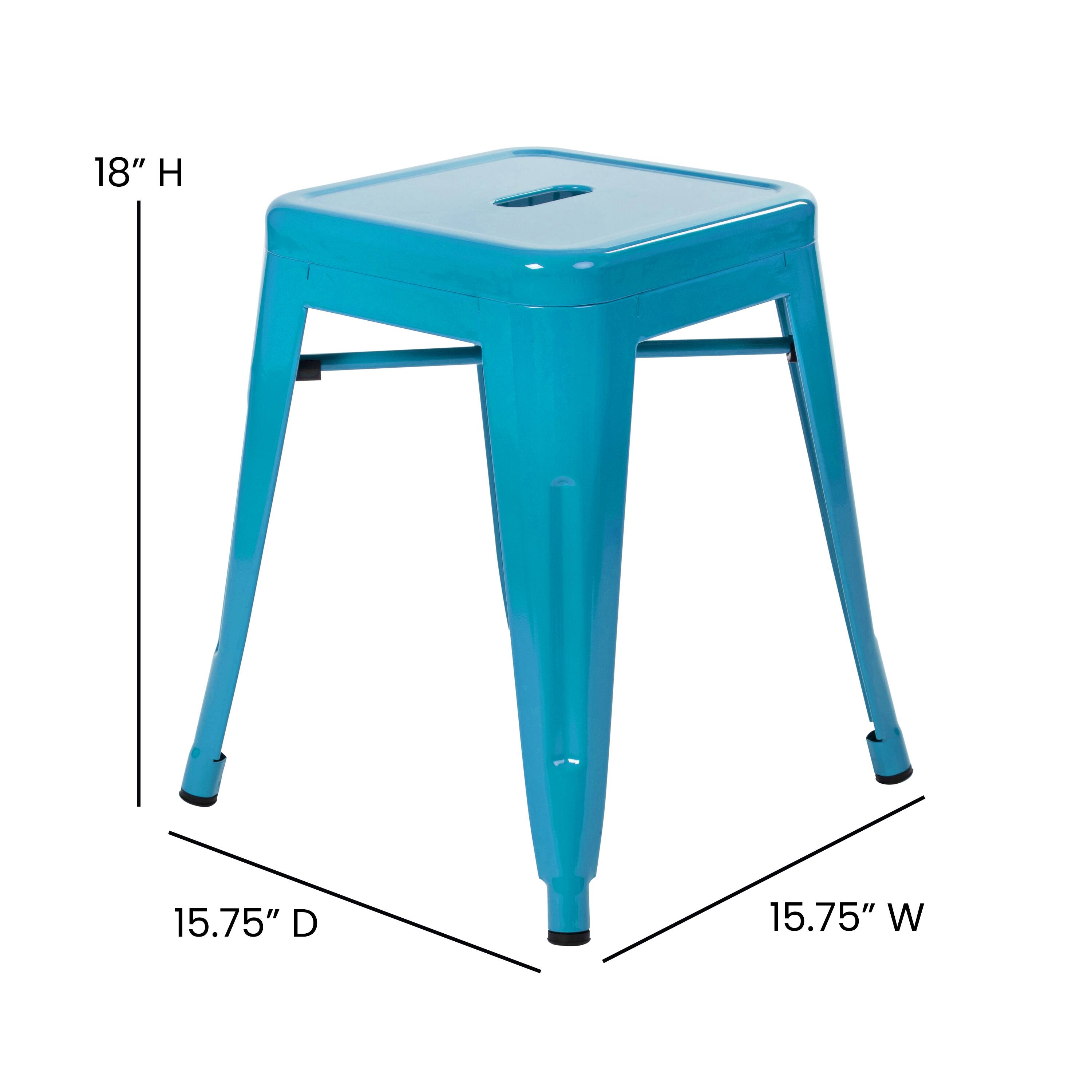 18" H  
15.75" D  
15.75" W