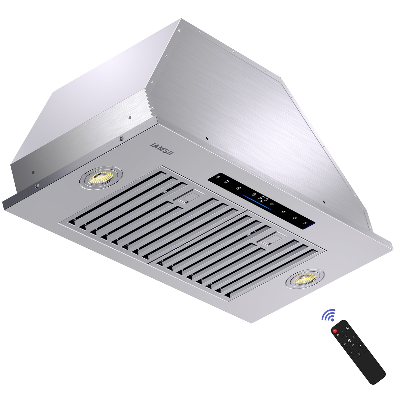 Brano - 30 inches - Convertible - Range Hood Insert - sliver