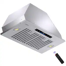 Brano - 30 inches - Convertible - Range Hood Insert - sliver