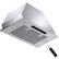Front. Brano - Range Hood Insert 30 inch Built-in Kitchen Hood in Stainless Steel with 900 CFM, Ducted/Ductless Convertible - sliver.