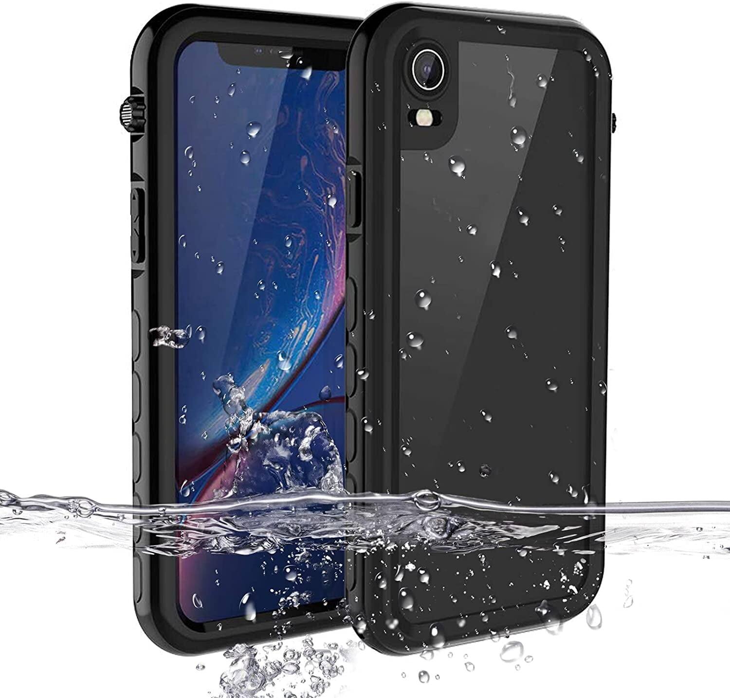 Front. Entronix - Entronix Waterproof Case for iPhone XR - Ultimate IP68 Protection - Clear.