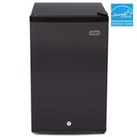 Whynter - 3.0 cu. ft. Energy Star Upright Freezer with Lock - Black - Front_Zoom