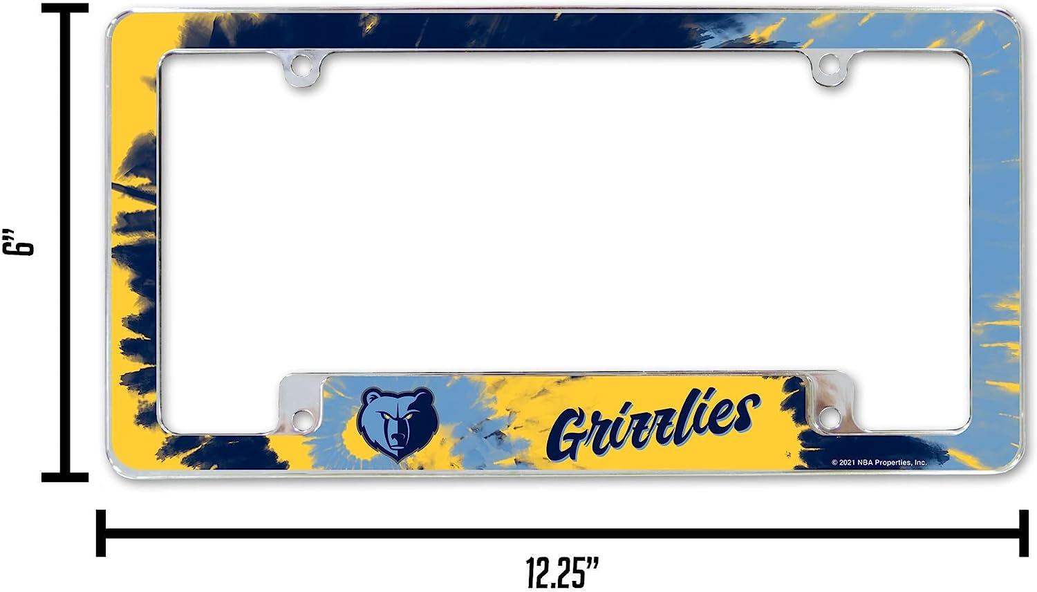 Grizzlies  
© 2021 NBA Properties, Inc.  
6" x 12.25"