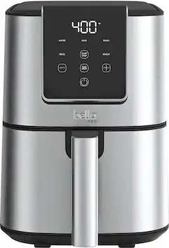 *F 400 AIR FRY BAKE ROAST BROIL START STOP REHEAT | TIME TEMP + bella PRO