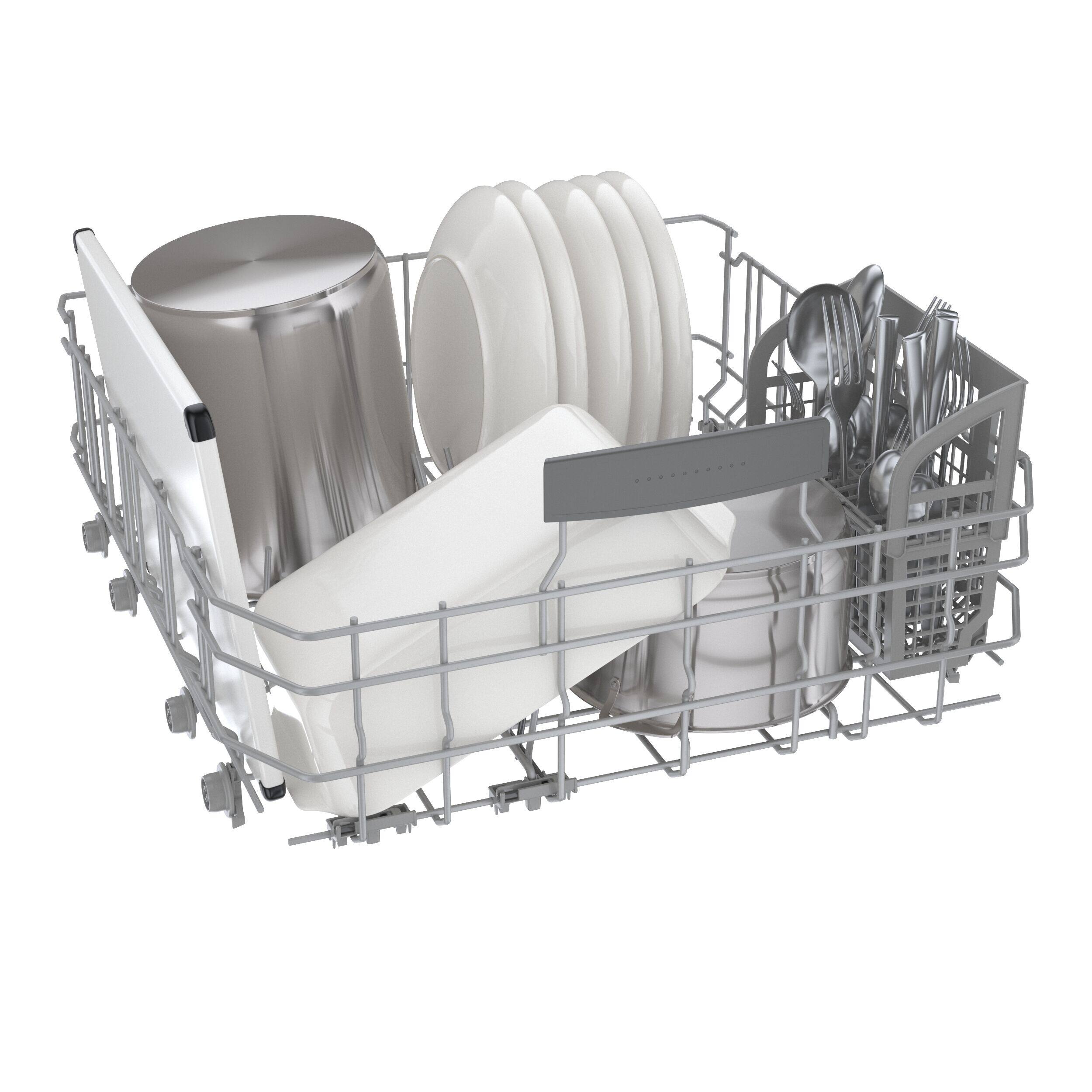 Alt View 14. Bosch - 800 Series Top Control Smart Built-In Stainless Steel Tub Dishwasher with 3rd Rack, 42 dBA - Stainless Steel.