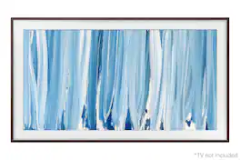 Samsung - 85" The Frame Customizable Bezel - Modern - Brown