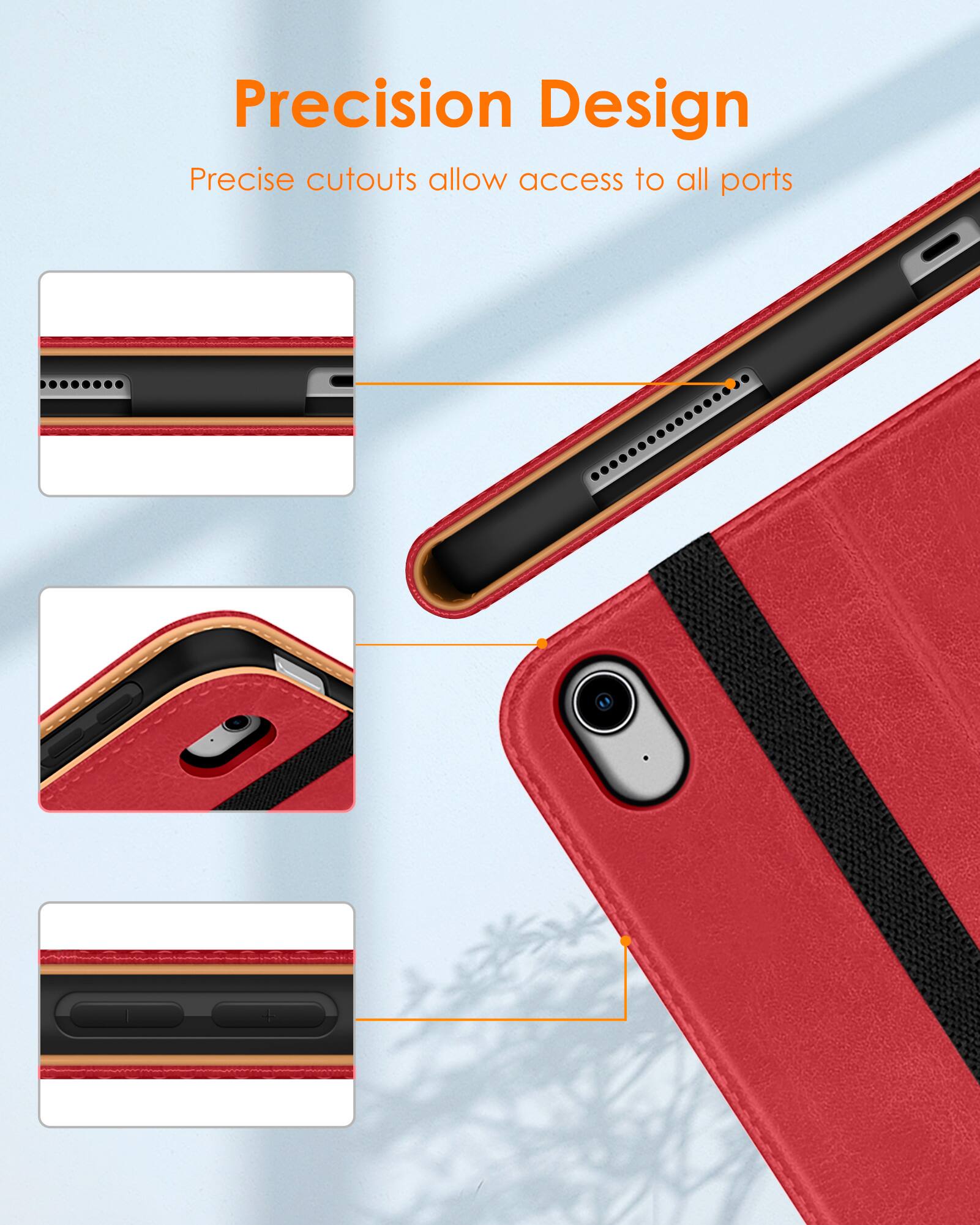 Precision Design  
Precise cutouts allow access to all ports