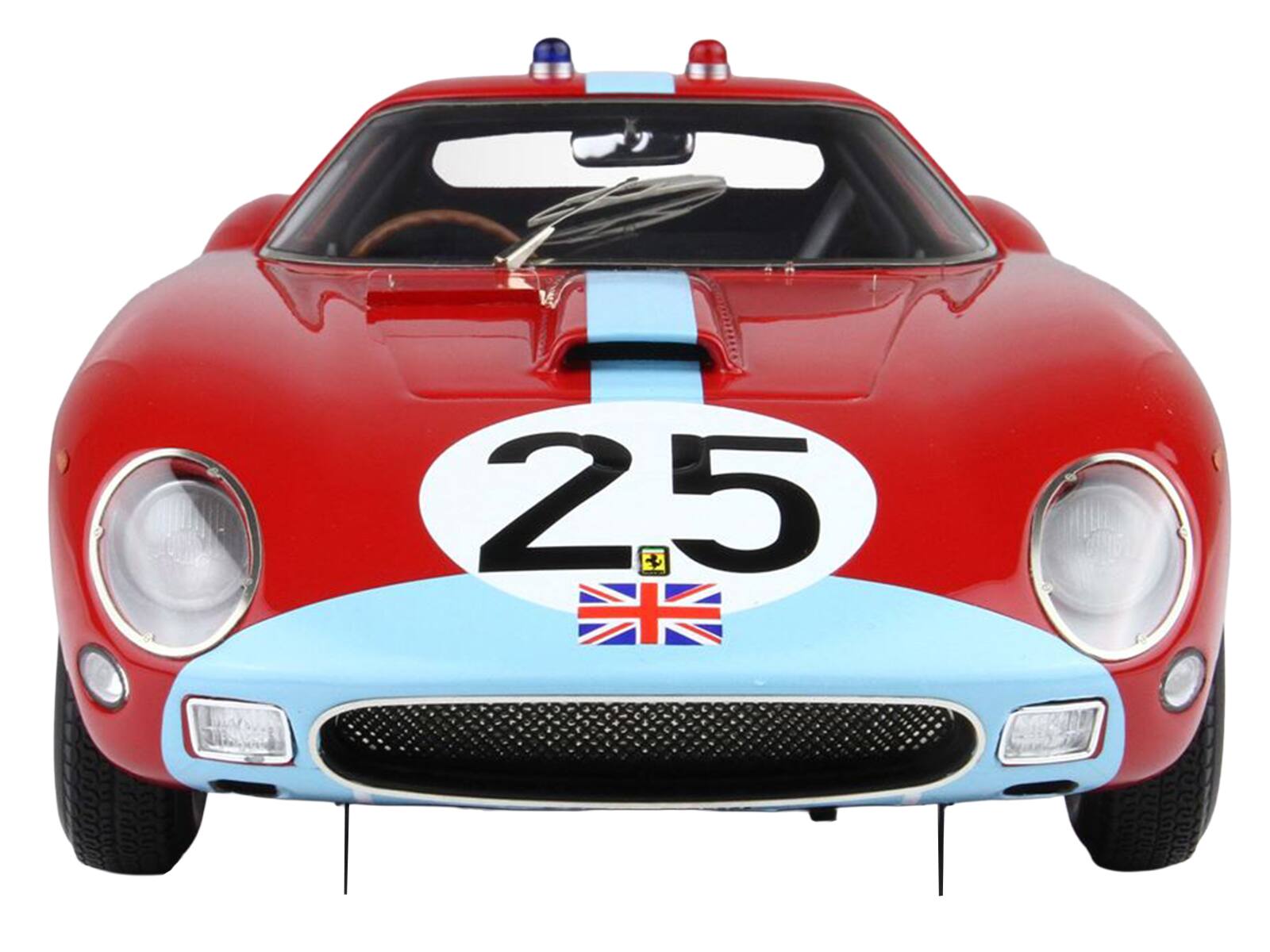 Alt View 5. BBR - Ferrari 250 GTO #25 "24 Hours of Le Mans" (1964) with DISPLAY CASE Limited Edition 1/18 Diecast Model Car by BBR.