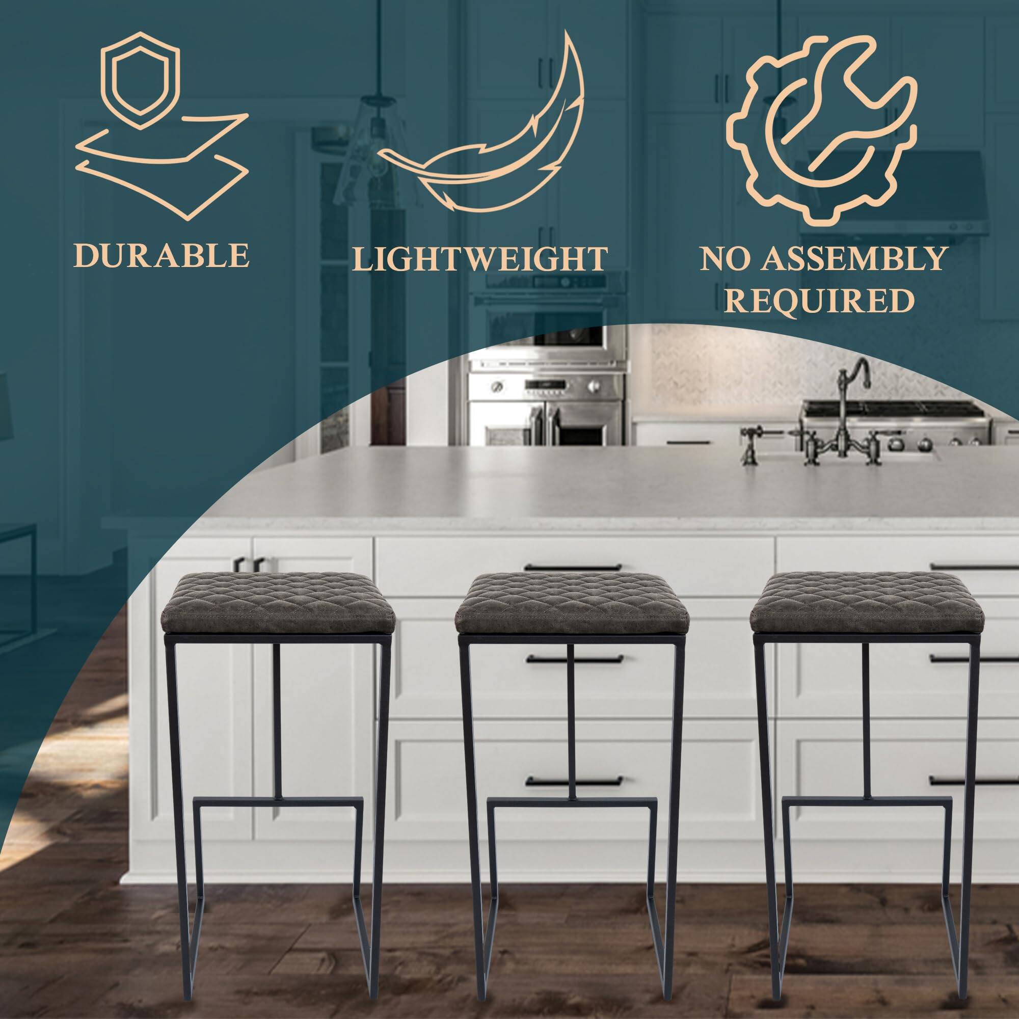 DURABLE  
LIGHTWEIGHT  
NO ASSEMBLY REQUIRED