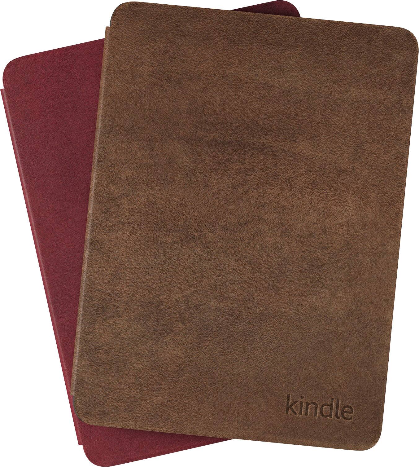 Alt View 13. Amazon - Kindle Paperwhite/Colorsoft Case, Premium Leather, Foldable Lightweight Cover - Ruby.