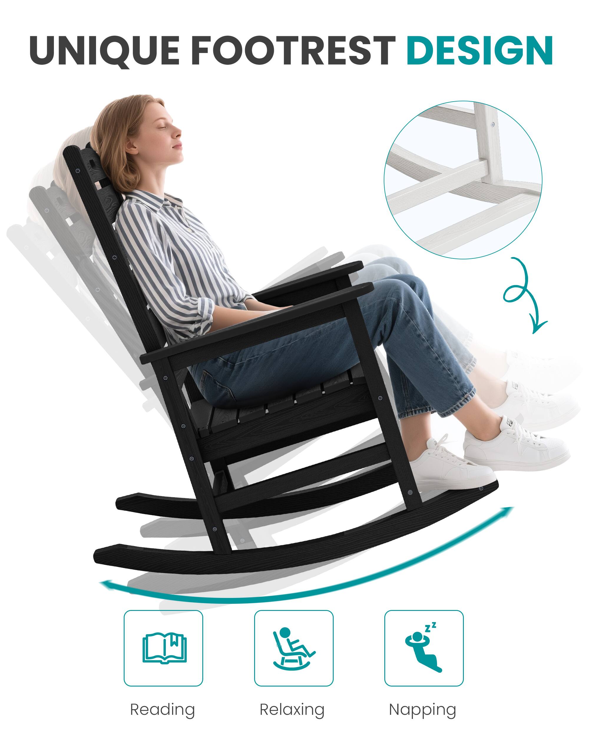 UNIQUE FOOTREST DESIGN

Reading
Relaxing
Napping