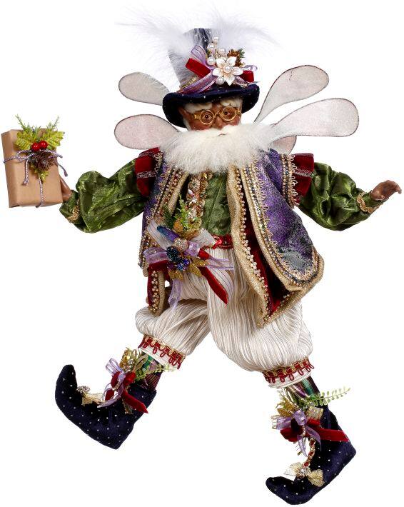 Mark Roberts - Christmas African American Festivities Fairy, Medium - 17.5" - White