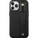 Front. SaharaCase - FingerGrip Series Genuine Leather Case with MagSafe for Apple iPhone 15 Pro - Black.