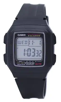 Adjust M Mode Illuminator Casio 5 Alarms B 11 1 Light 10332 Start/Stop Alm -1 .2.3.4.5 Alm - 1 2 3 4 5 Dual Time 10 Year Battery Water Resist Wr