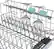 Alt View 17. Bosch - Benchmark Series 24" Top Control Smart Built-In Stainless Steel Tub Dishwasher with 3rd Rack and RackMatic, 39 dBA - Custom Panel Ready.