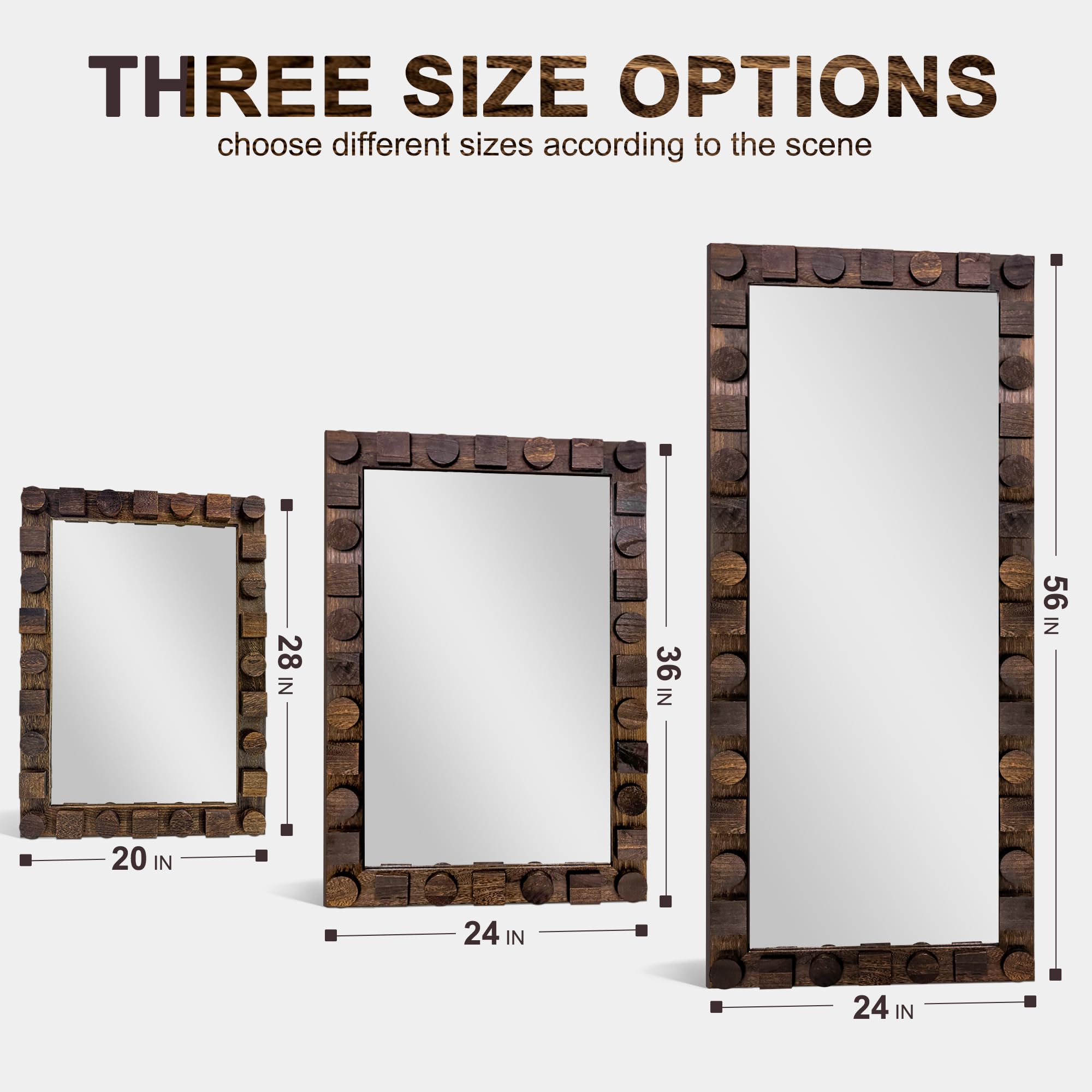 THREE SIZE OPTIONS  
choose different sizes according to the scene  

20 IN x 28 IN  
24 IN x 36 IN  
24 IN x 56 IN