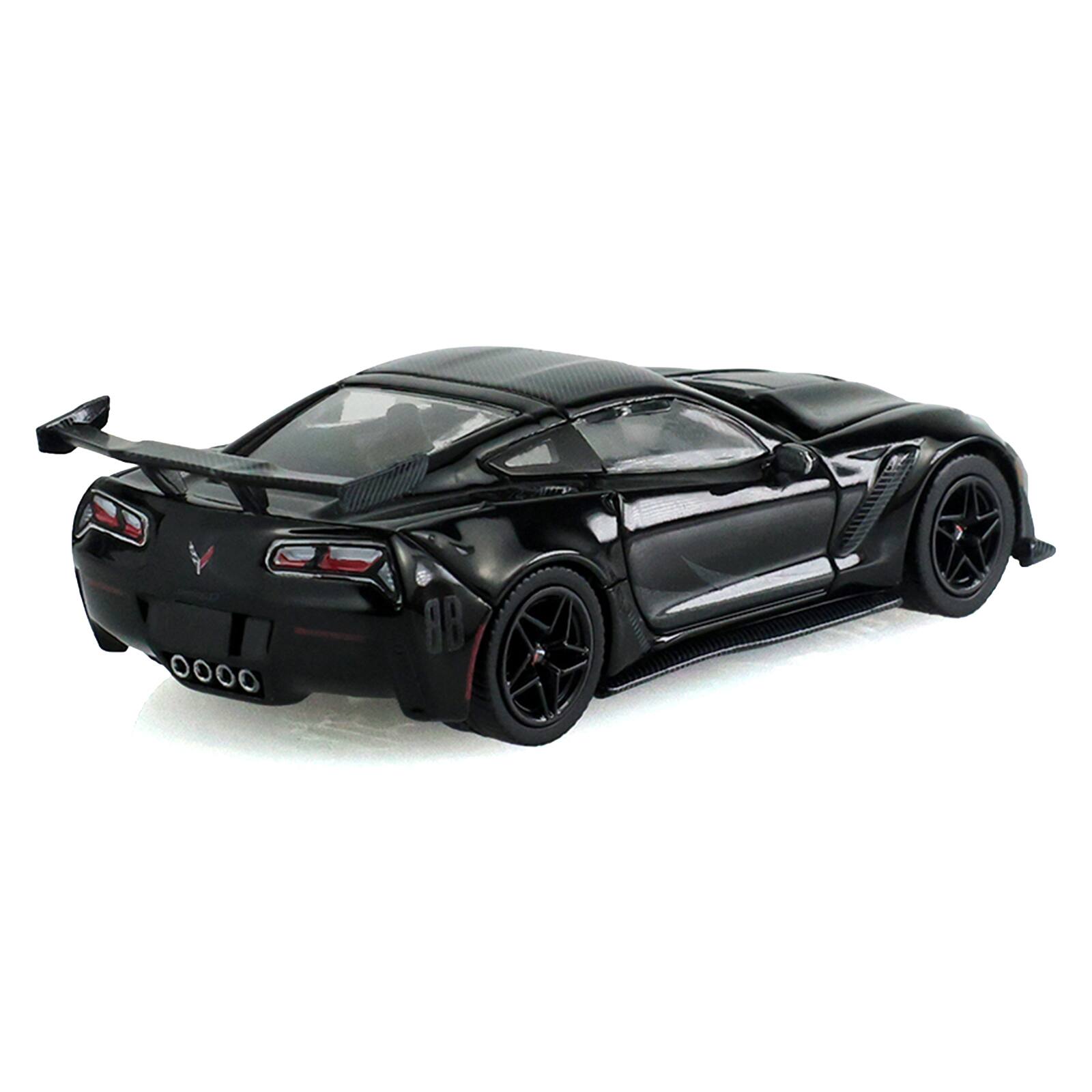 Alt View 2. Greenlight - 2019 Chevrolet Corvette ZR1 Black "Black Bandit" Series 31 1/64 Diecast Model Car by Greenlight.
