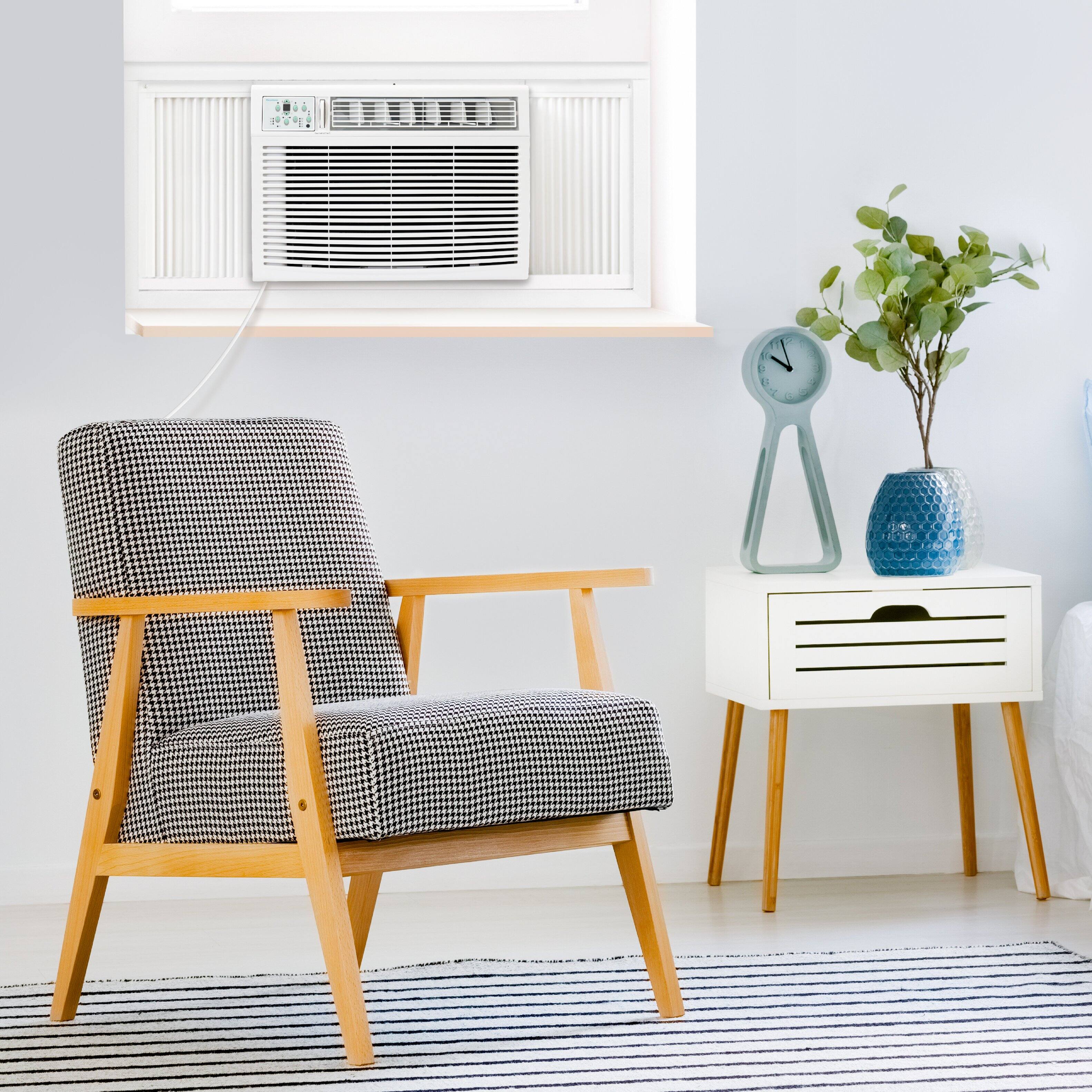 Alt View 17. Keystone - 18,000 BTU 1000 Sq. Ft. 230V  Window/Wall Air Conditioner with Follow Me LCD Remote Control - White.