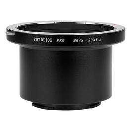 Fotodiox - Pro Lens Adapter - Compatible with Mamiya 645 (M645) Mount Lenses to fit Sony E Mount Cameras