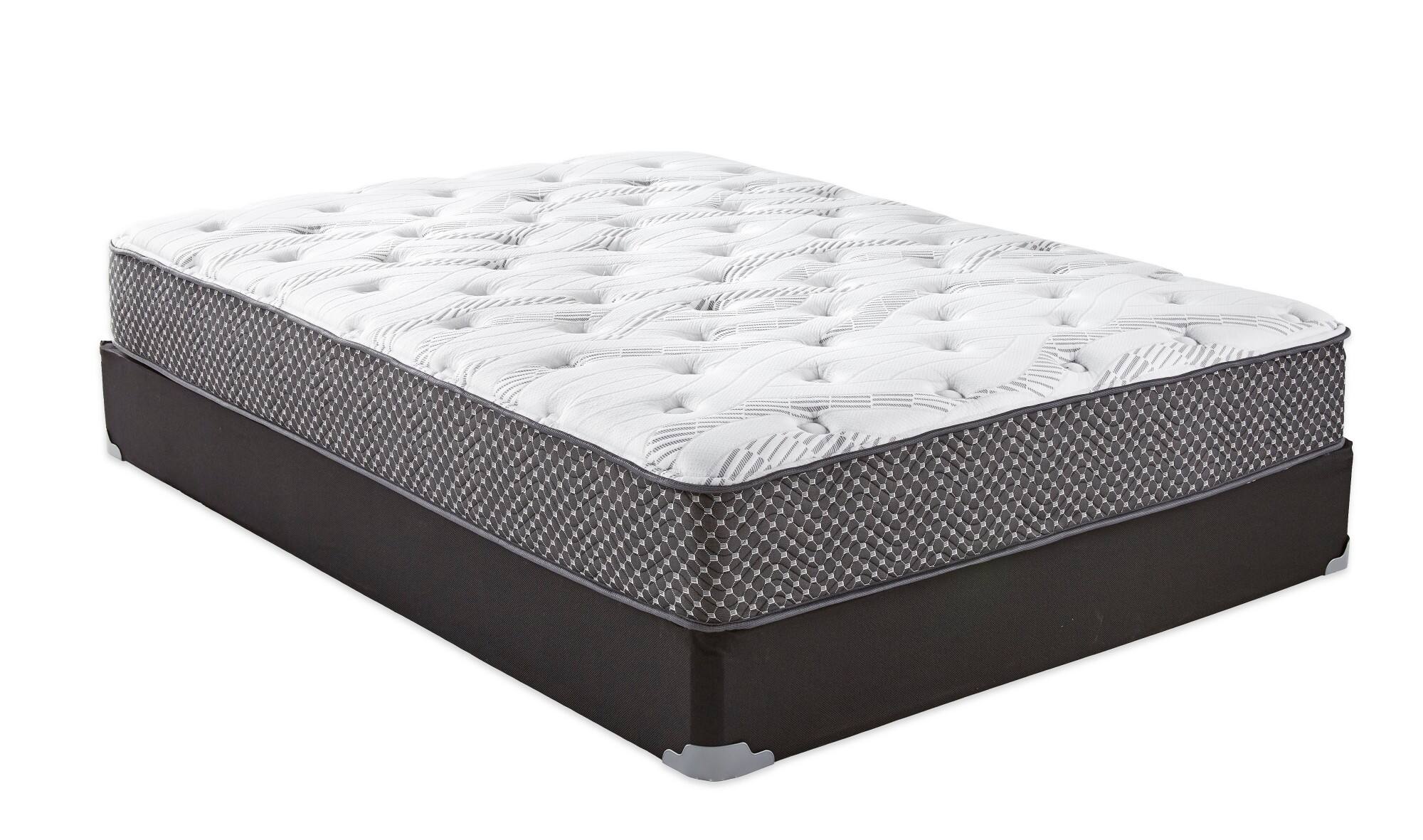 Alt View 2. Glintex - 10-Inch King Medium Firm Quilted Hybrid Mattress，Cooling Fabric, Gel Memory Foam, and Edge-Wrapped Coils, CertiPUR-US - Black White.