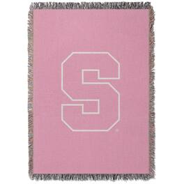 Chad & Jake - Syracuse Orange Woven Blanket - Pink