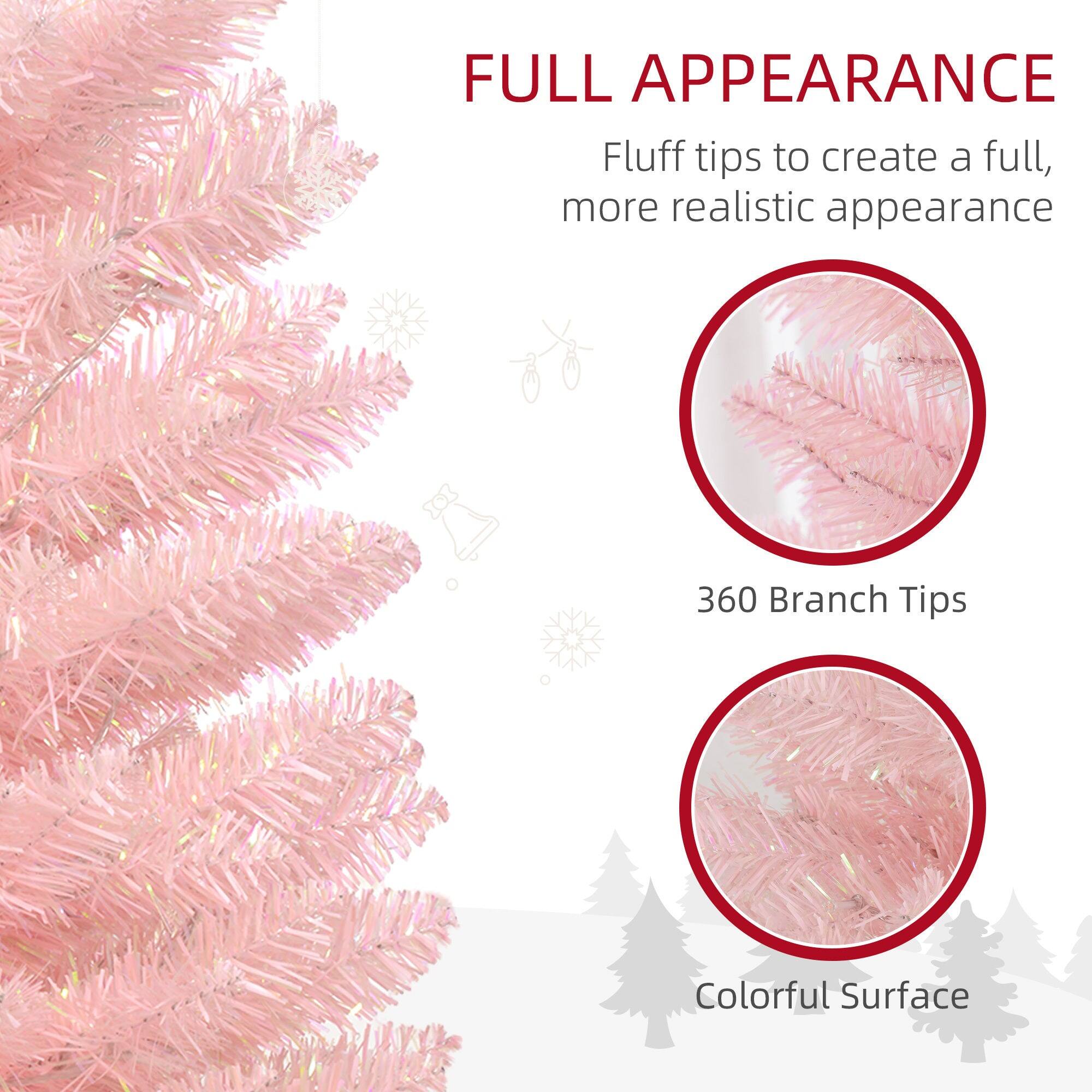 FULL APPEARANCE  
Fluff tips to create a full, more realistic appearance  

360 Branch Tips  

Colorful Surface
