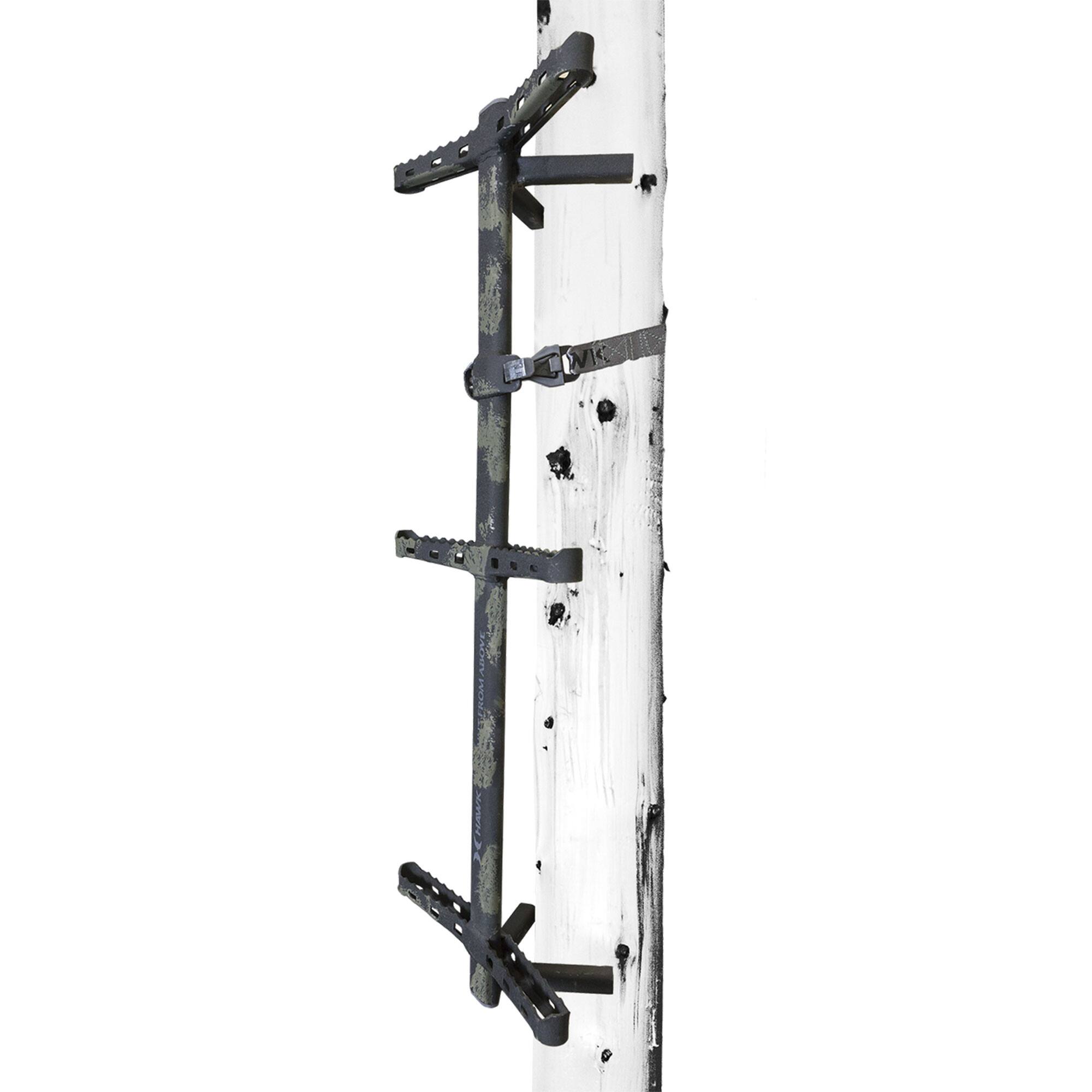 Alt View 5. Hawk - Hawk Ranger Traction 32" Climbing Sticks, Angled Step Tree Climbing Gear, 3-Pack - Mud Camo.