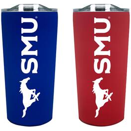 The Fanatic Group - SMU Mustangs 18oz. Soft Touch Tumbler Two-Piece Set - Multicolor