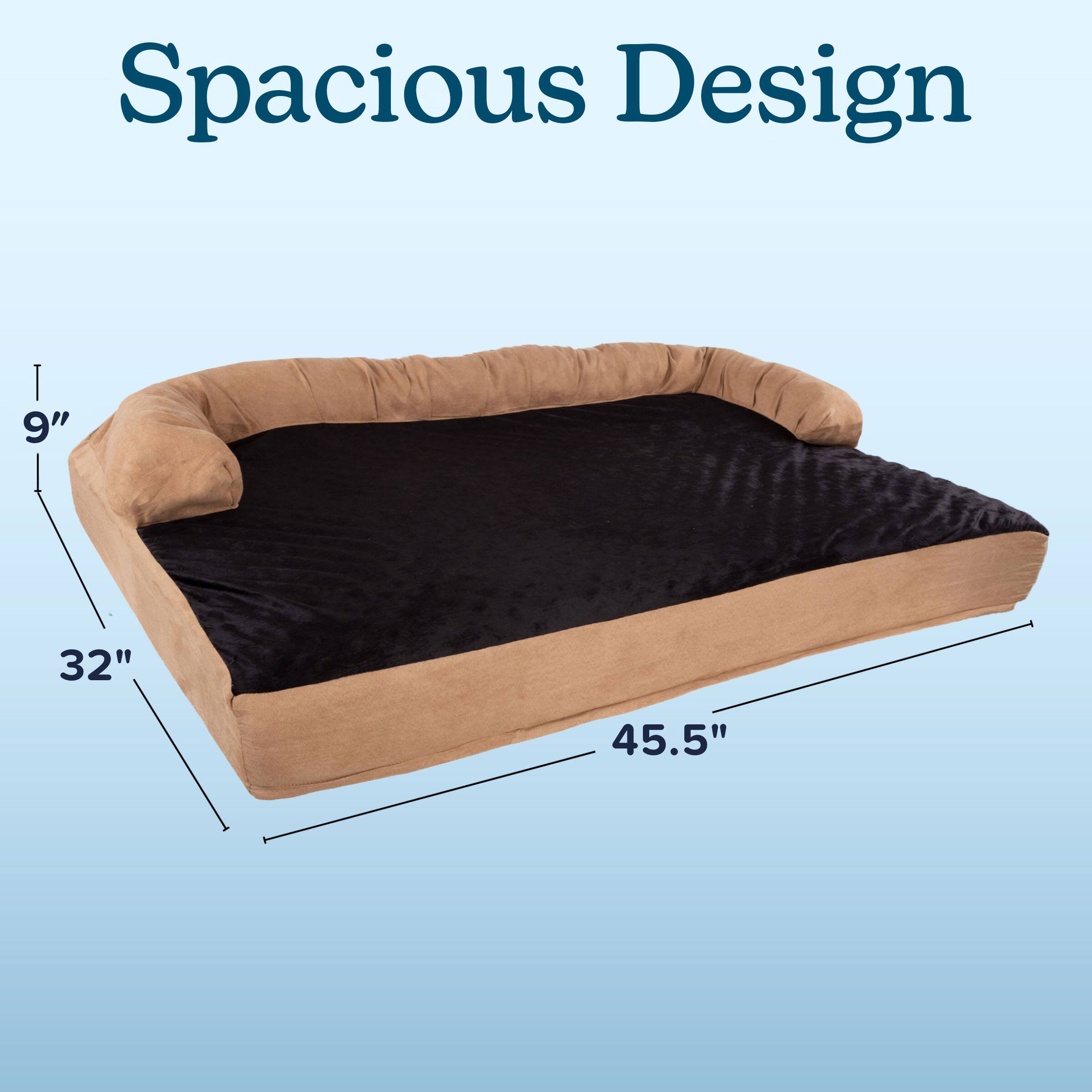 Spacious Design  
9" x 32" x 45.5"