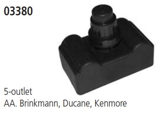 03380
5-outlet AA. Brinkmann, Ducane, Kenmore