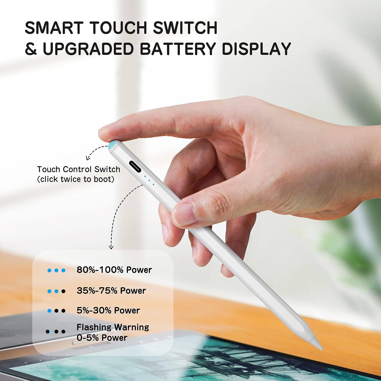 SMART TOUCH SWITCH & UPGRADED BATTERY DISPLAY

Touch Control Switch (click twice to boot)

- 80%-100% Power
- 35%-75% Power
- 5%-30% Power
- Flashing Warning 0-5% Power