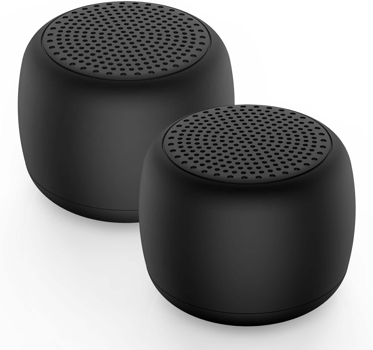 FINEAK - Mini Sound Machine 15 Non-looping Sounds (Pack of 2) - Black