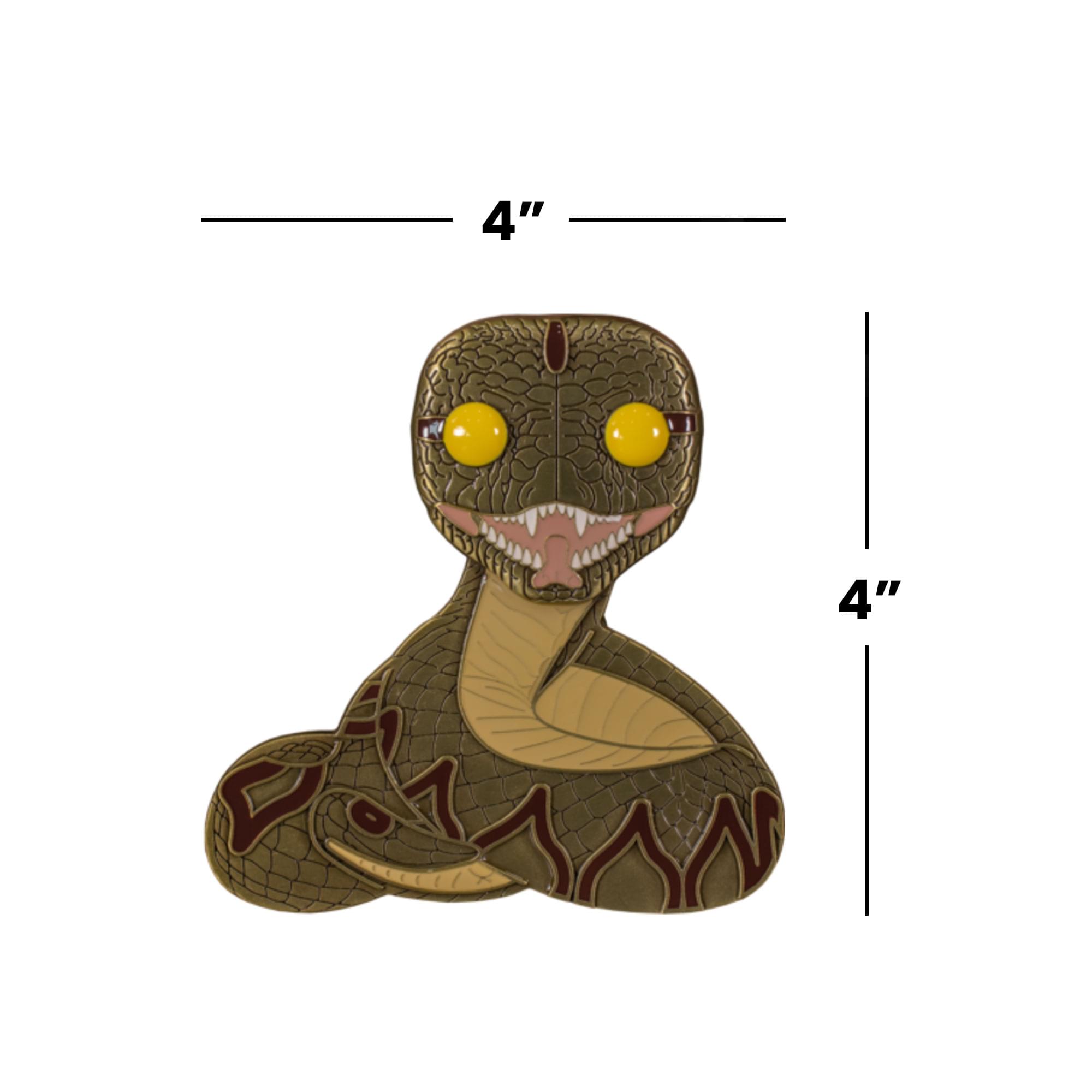 Alt View 3. Funko - Harry Potter Funko POP Pin Large Enamel Pin | Nagini - Green.