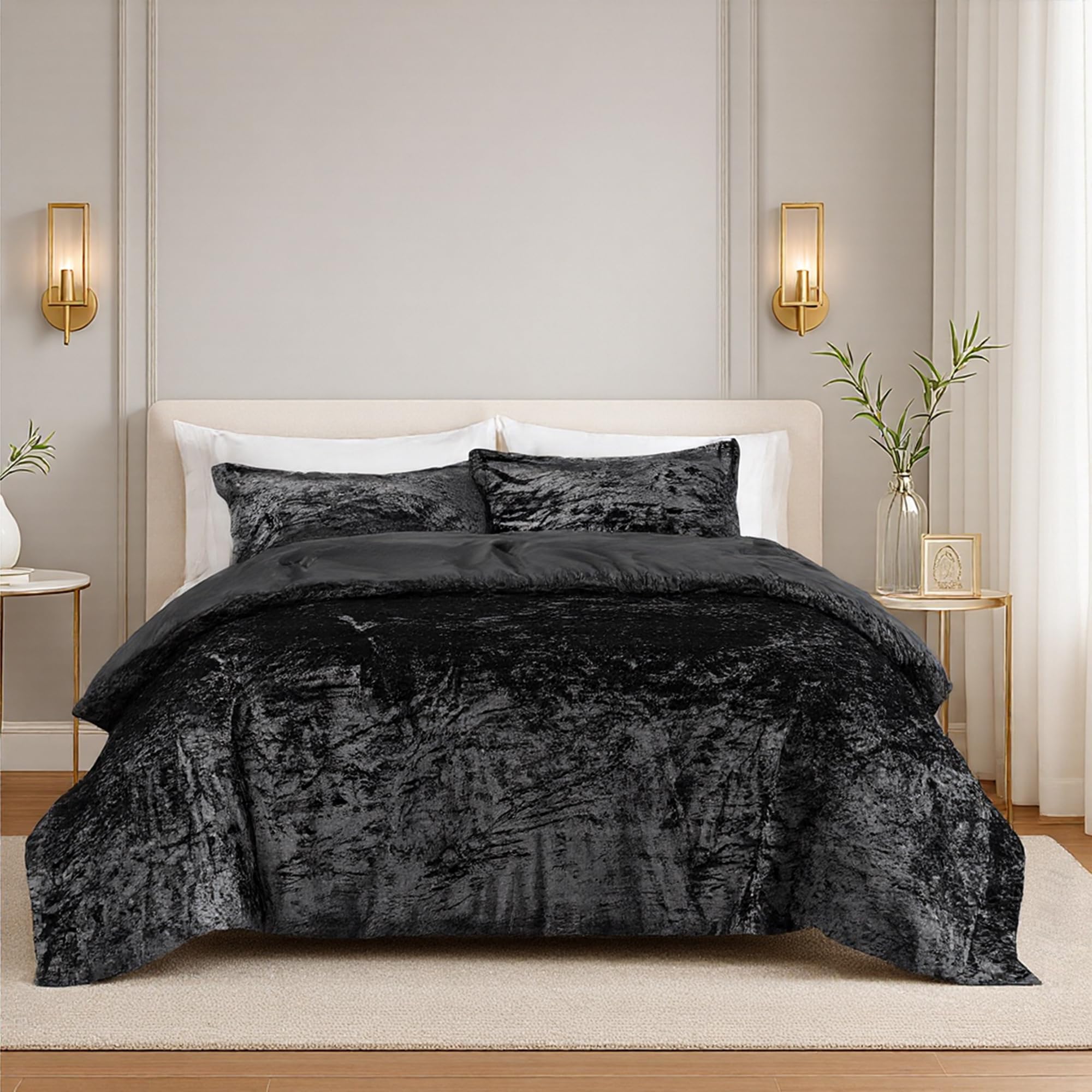 Black Comforter-Full/Queen