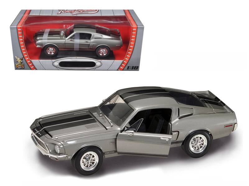 1968 Shelby GT 500KR Silver 1/18 Diecast Model Car by Road Signature price history on PriceWatchPro