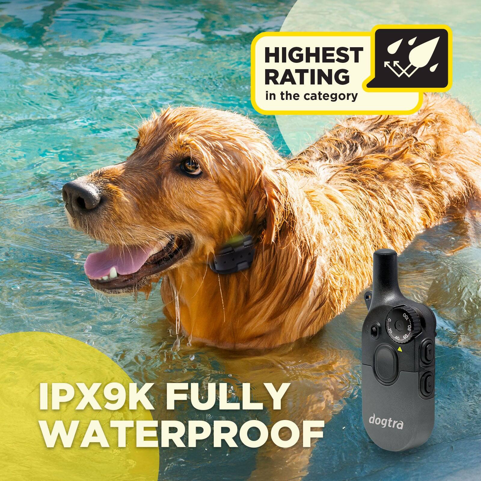 HIGHEST RATING in the category  
IPX9K FULLY WATERPROOF