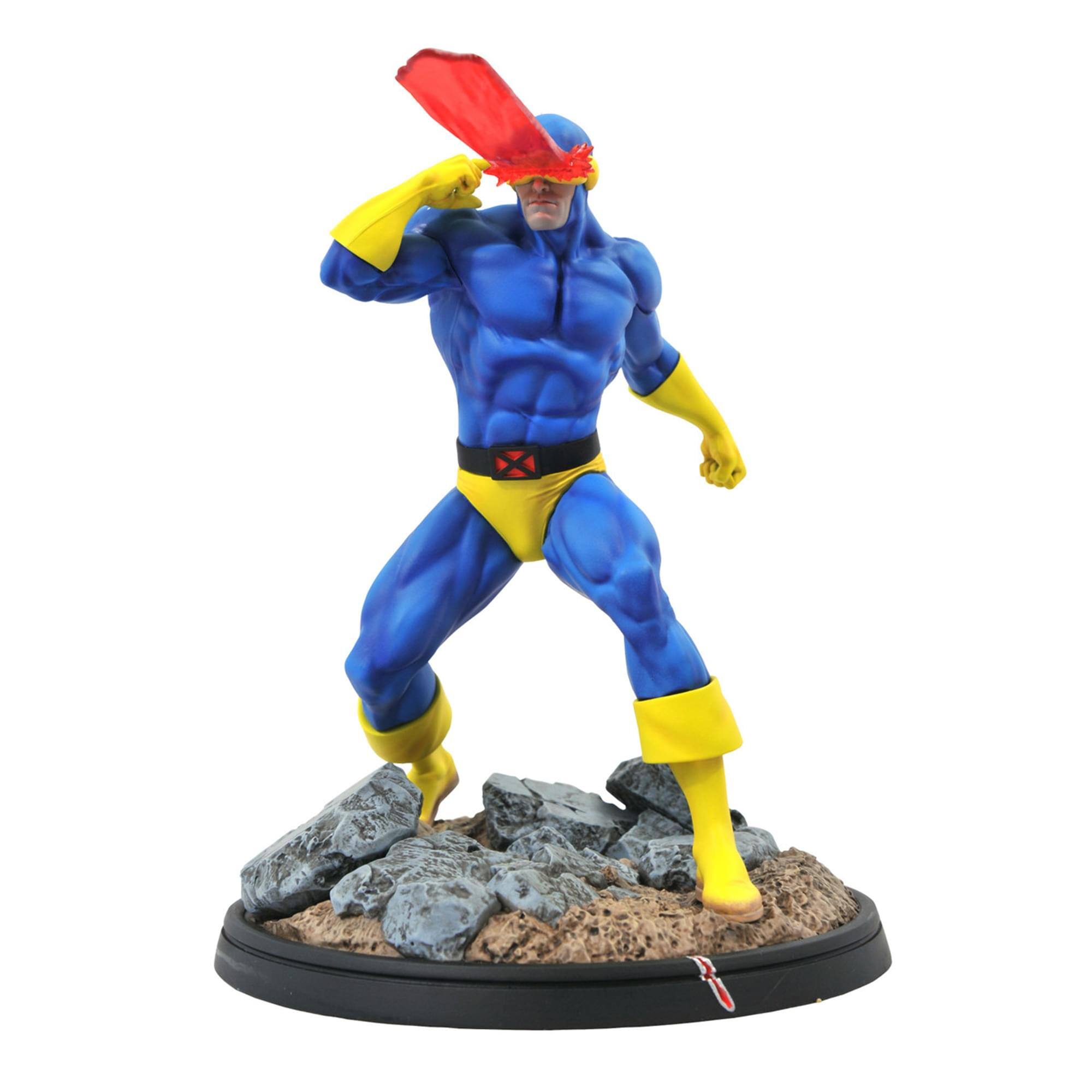 Front. Marvel - Marvel Premier Collection Cyclops 11 Inch Resin Statue - Blue.