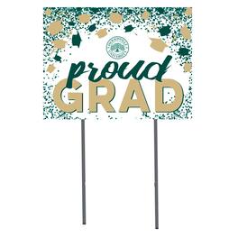 Jardine - JU Dolphins 18" x 24" Proud Grad Yard Sign - White