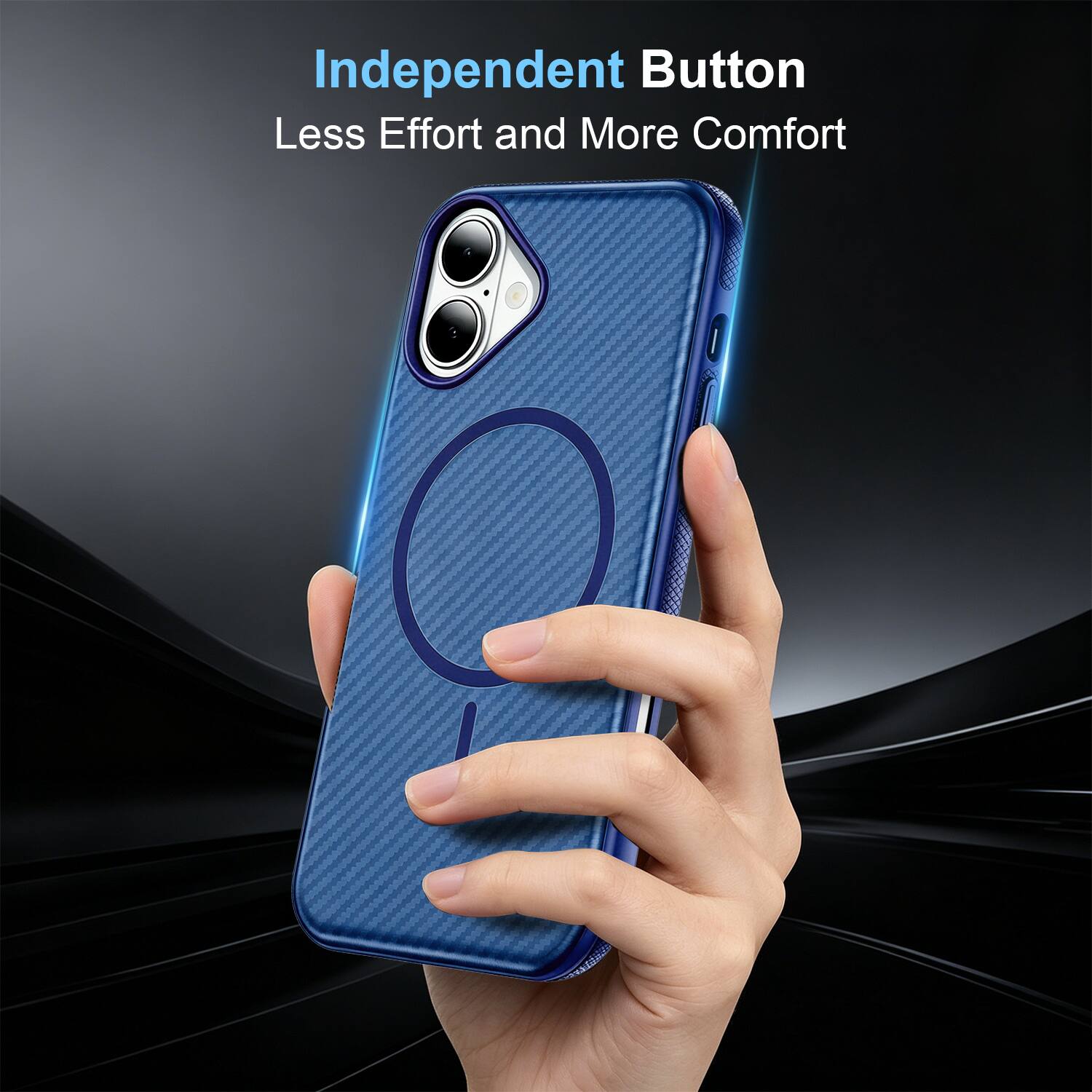 Independent Button  
Less Effort and More Comfort