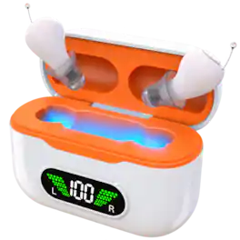 Eara - Elevate CIC Rechargeable OTC Hearing Aids for Adults and Seniors, Completely-in-Canal Design - Beige