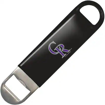 Front. Logo Brands - Colorado Rockies Vinyl Bottle Opener - Multicolor.