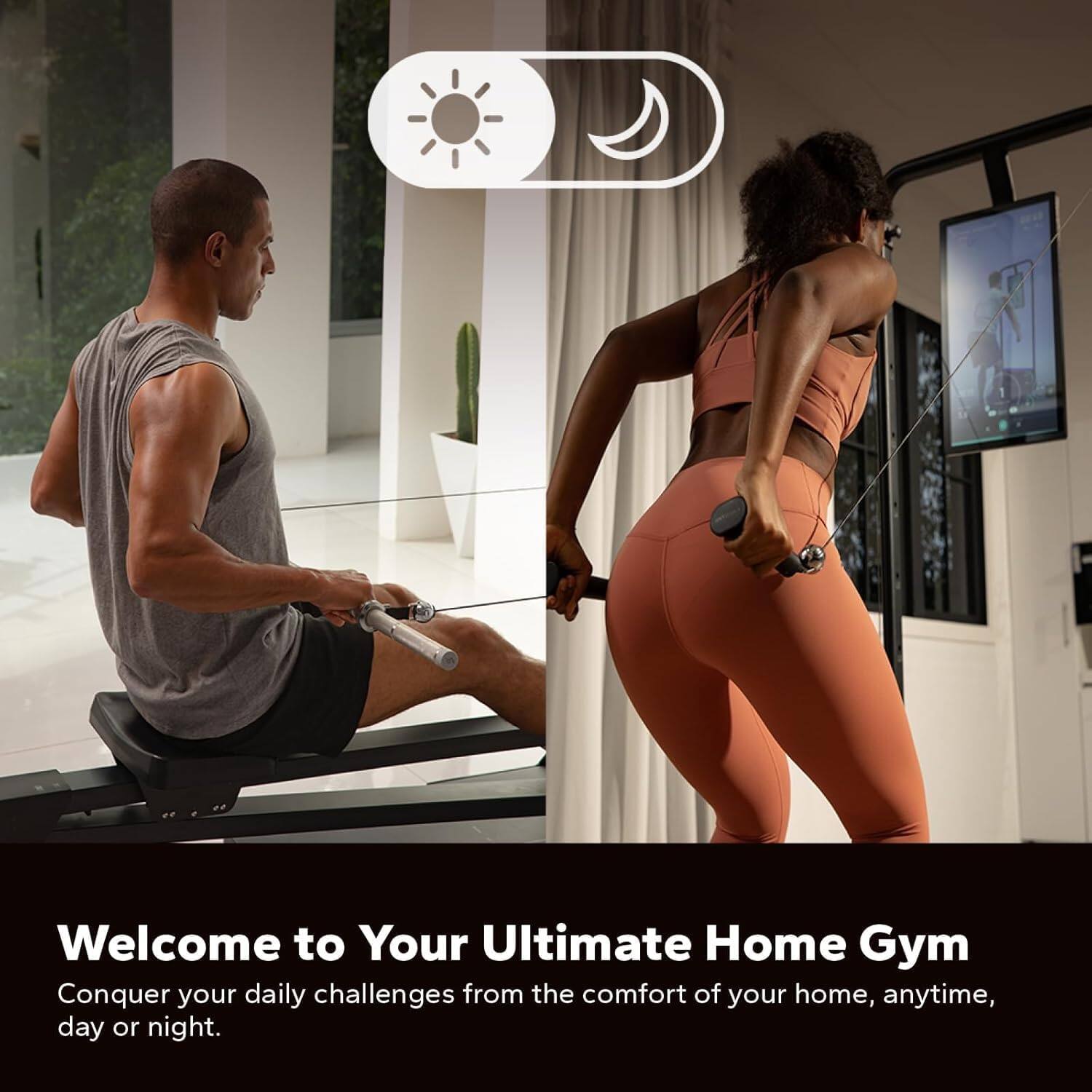 Welcome to Your Ultimate Home Gym
Conquer your daily challenges from the comfort of your home, anytime, day or night.