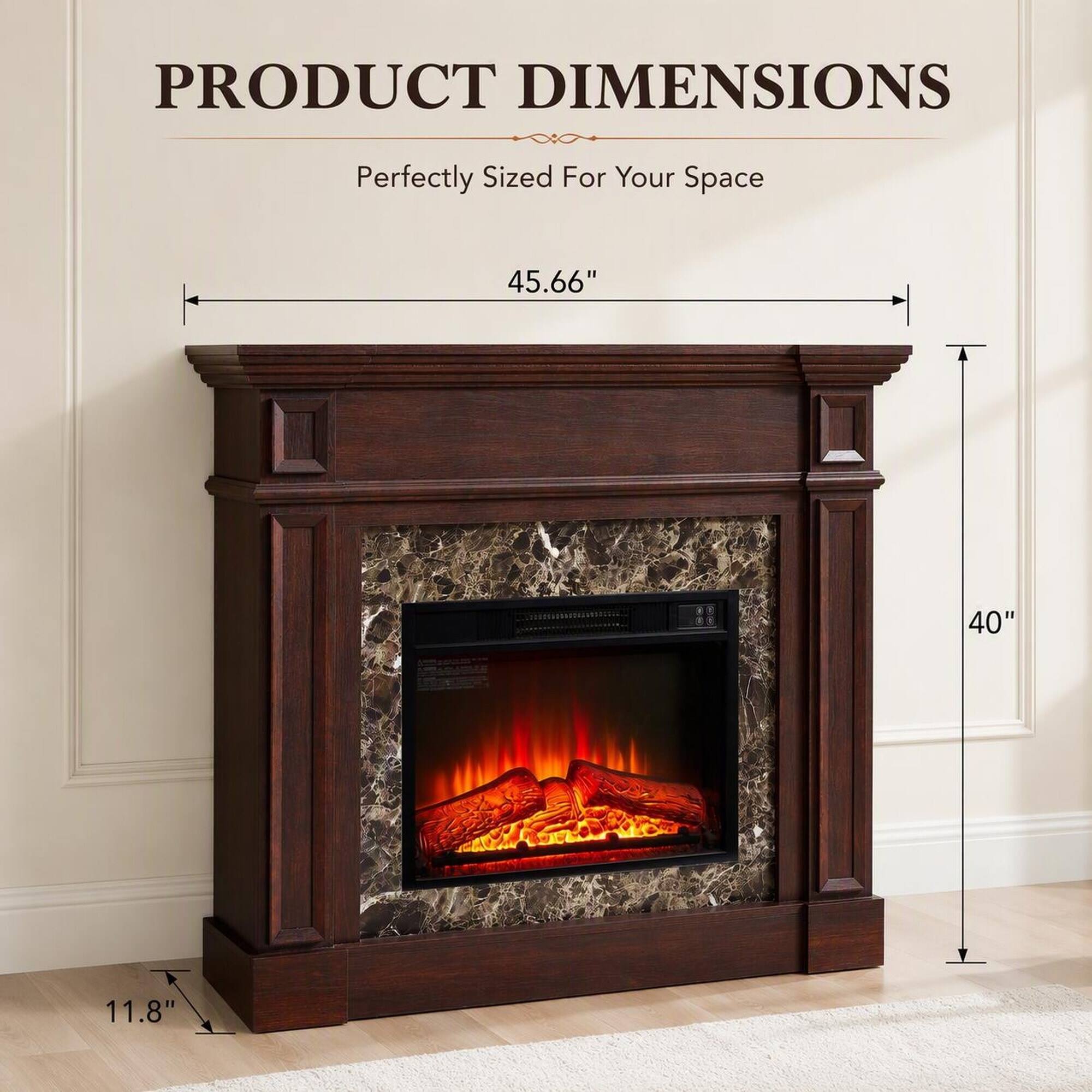 PRODUCT DIMENSIONS  
Perfectly Sized For Your Space  
45.66"  
40"  
11.8"