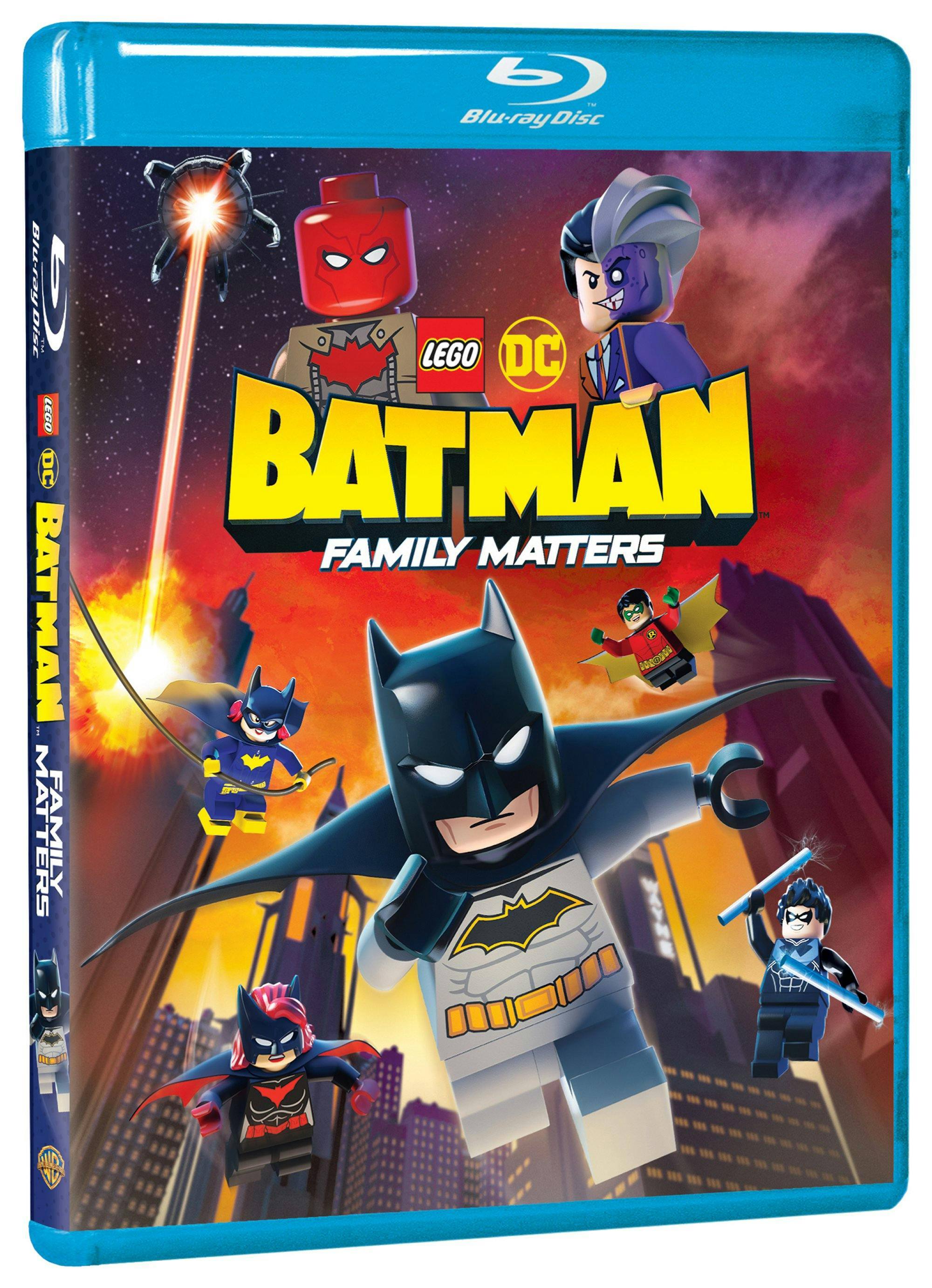 Angle. LEGO DC: Batman: Family Matters w/ LEGO Batmobile Premium (Blu-ray + DVD + Toy) [Blu-ray].