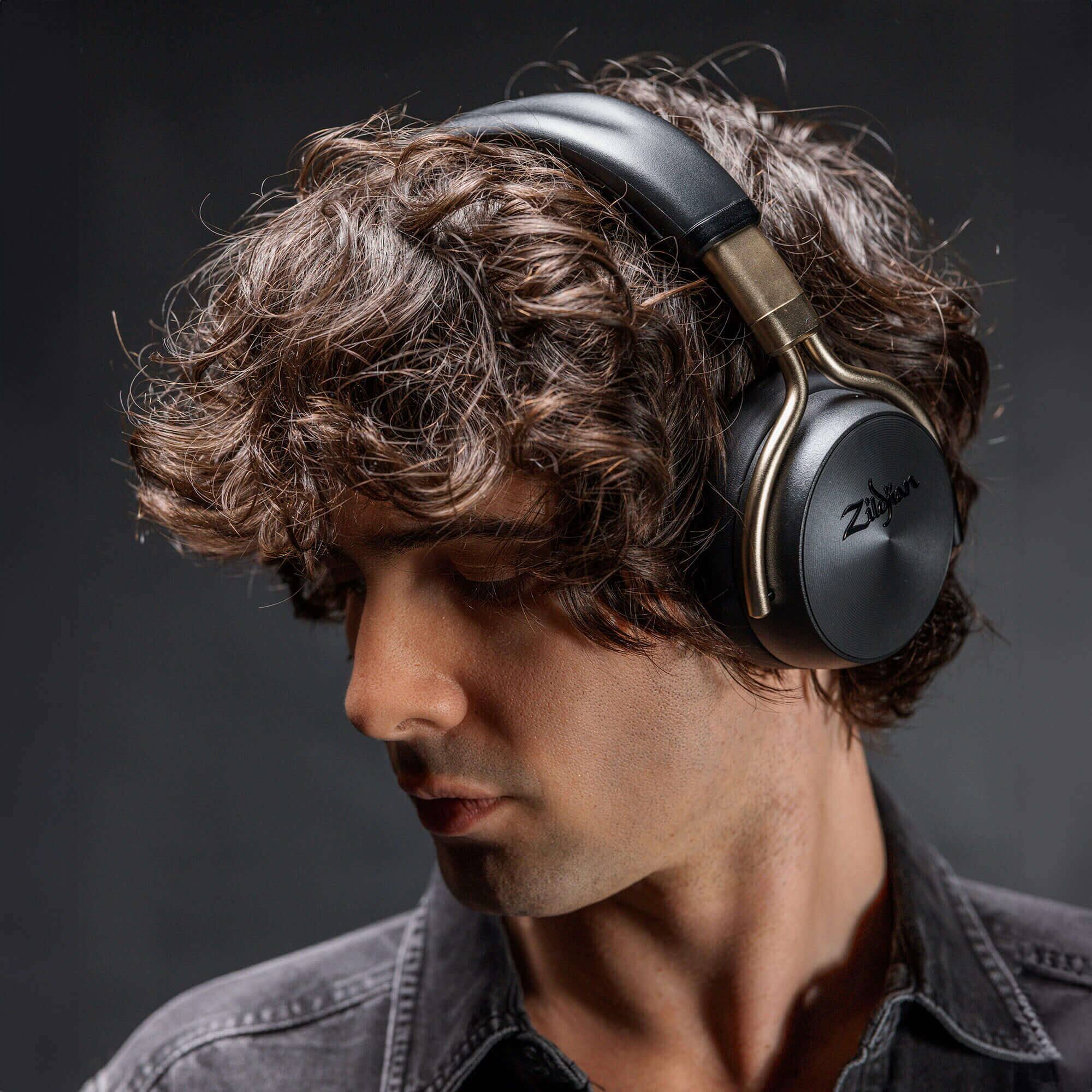 Alt View 6. Zildjian - ALCHEM-E Perfect Tune Headphones - Black.