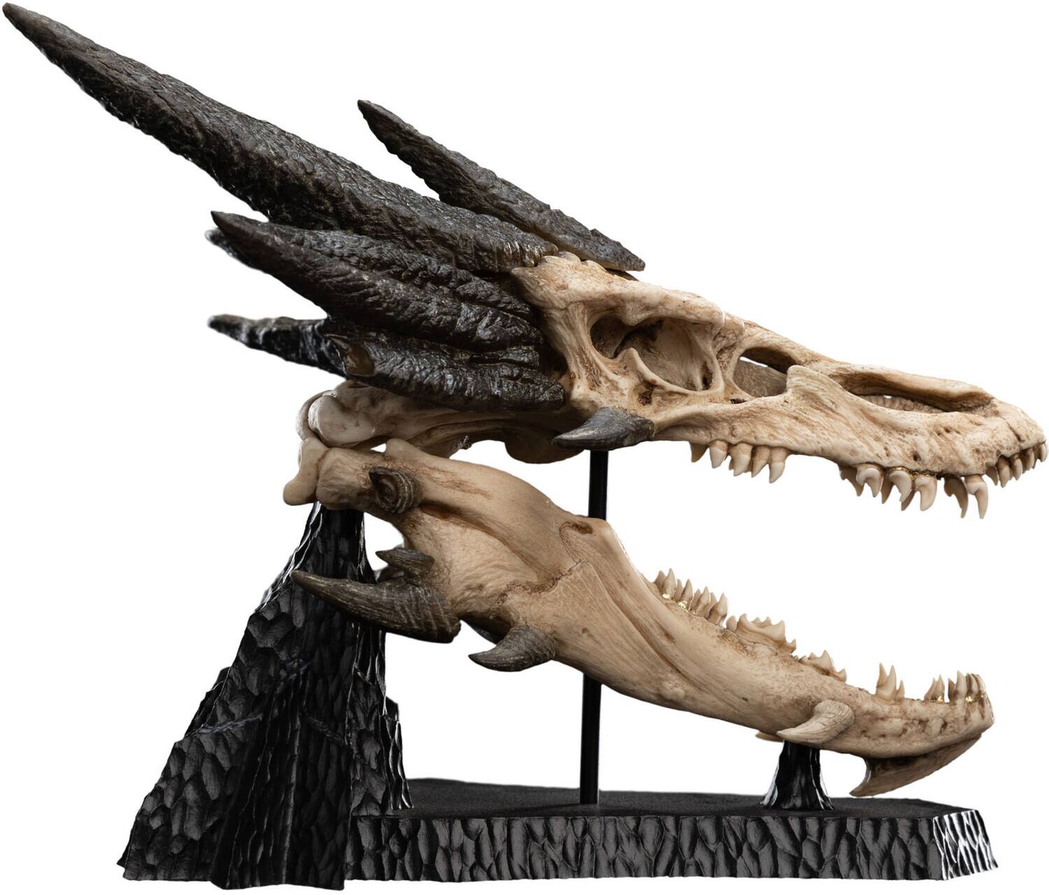Alt View 3. Weta Workshop - Weta Workshop Polystone - The Hobbit Trilogy - Skull of Smaug Miniature Skull   - COLLECTIBLES - Multicolor.