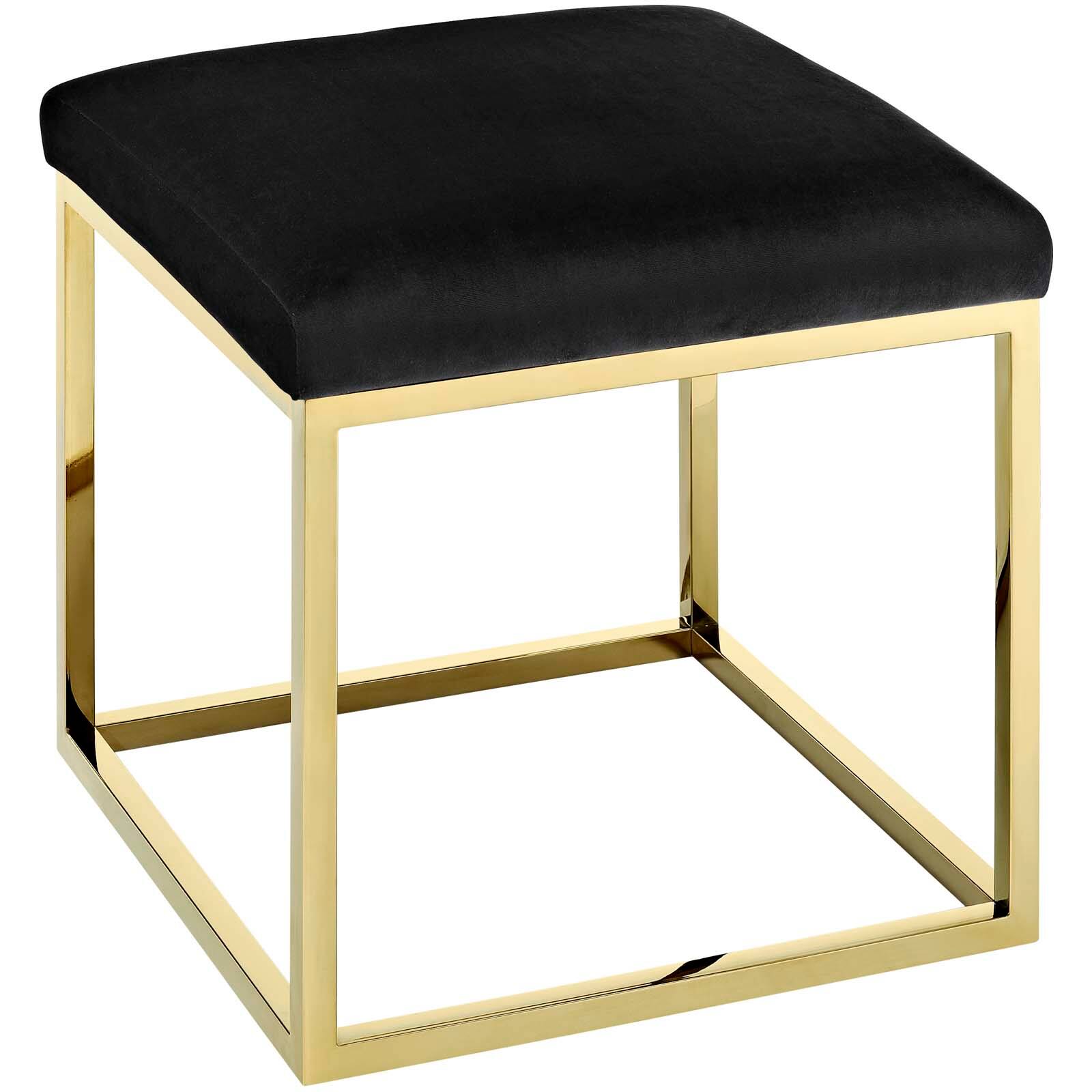 Back. Modway - Anticipate Ottoman by Modway - EEI-2849-GLD-BLK.