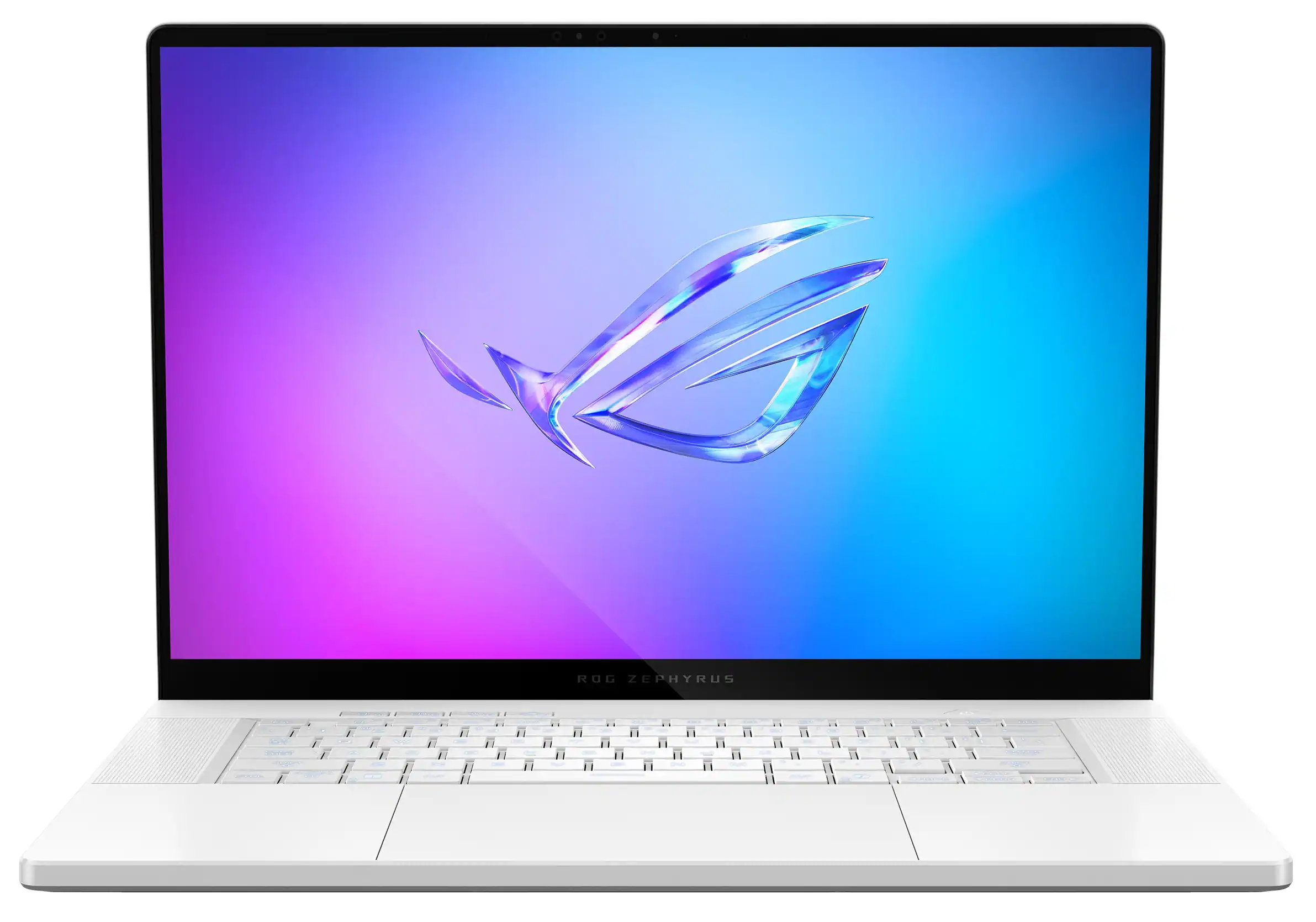 ASUS - ROG Zephyrus G16 16" OLED 2.5K 240Hz Gaming Laptop - Intel Core Ultra 9 - 32GB RAM - NVIDIA GeForce RTX 5070Ti - 2TB SSD - Platinum White