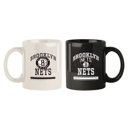 Logo Brands - Brooklyn Nets Two-Pack 15oz. Color Mug Set - Multicolor